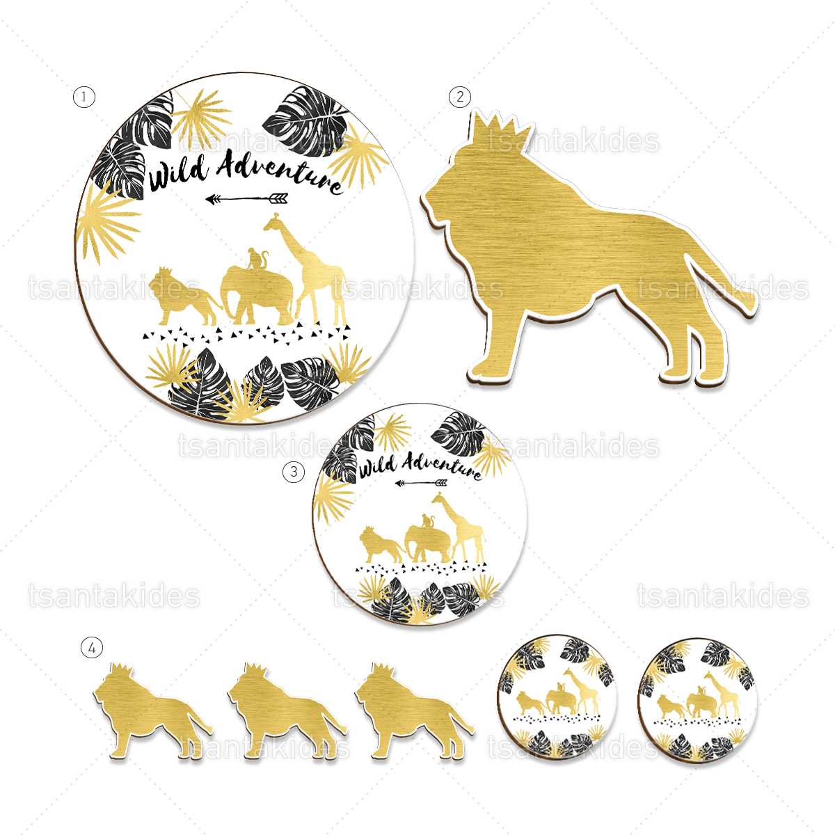 ΣΕΤ ΛΑΜΠΑΔΑΣ/ΚΟΥΤΙΟΥ/ΛΑΔΟΣΕΤ-TS129 - 8 Τεμάχια