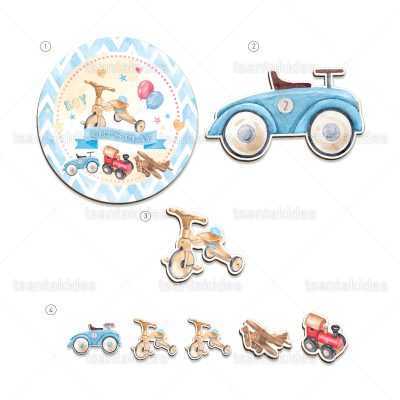 ΣΕΤ ΛΑΜΠΑΔΑΣ/ΚΟΥΤΙΟΥ/ΛΑΔΟΣΕΤ-TS195 - 8 Τεμάχια