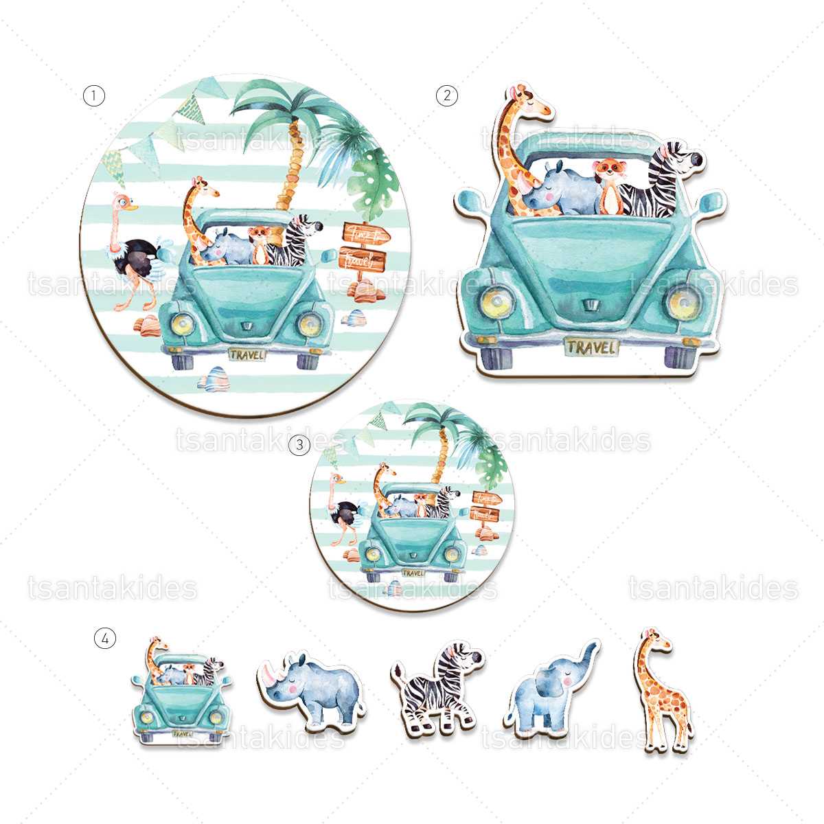 ΣΕΤ ΛΑΜΠΑΔΑΣ/ΚΟΥΤΙΟΥ/ΛΑΔΟΣΕΤ-TS196 - 8 Τεμάχια