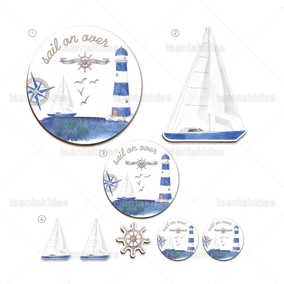 ΣΕΤ ΛΑΜΠΑΔΑΣ/ΚΟΥΤΙΟΥ/ΛΑΔΟΣΕΤ-TS199 - 8 Τεμάχια