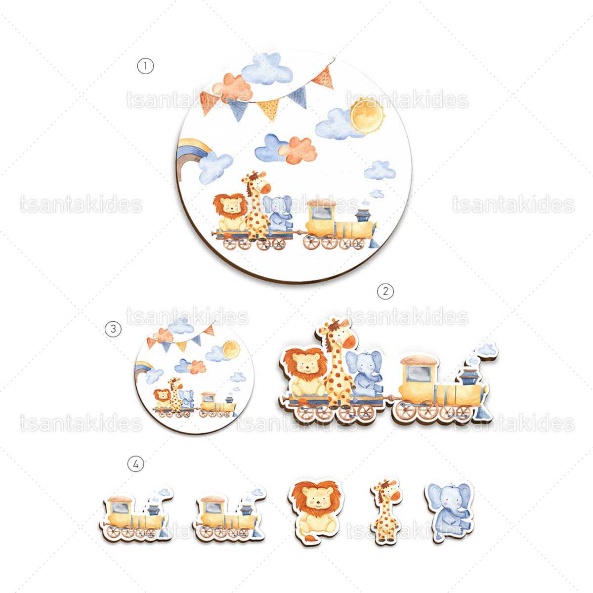 ΣΕΤ ΛΑΜΠΑΔΑΣ/ΚΟΥΤΙΟΥ/ΛΑΔΟΣΕΤ-TS245 - 8 Τεμάχια