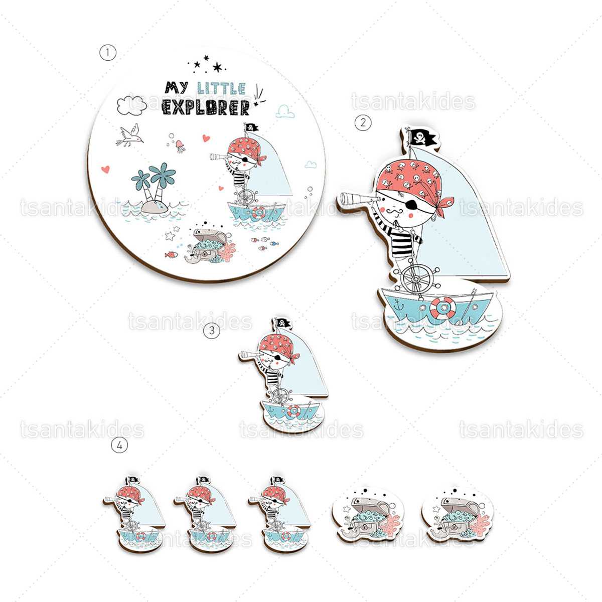 ΣΕΤ ΛΑΜΠΑΔΑΣ/ΚΟΥΤΙΟΥ/ΛΑΔΟΣΕΤ-TS246 - 8 Τεμάχια