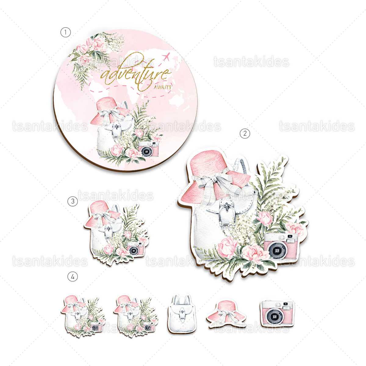 ΣΕΤ ΛΑΜΠΑΔΑΣ/ΚΟΥΤΙΟΥ/ΛΑΔΟΣΕΤ-TS264 - 8 Τεμάχια