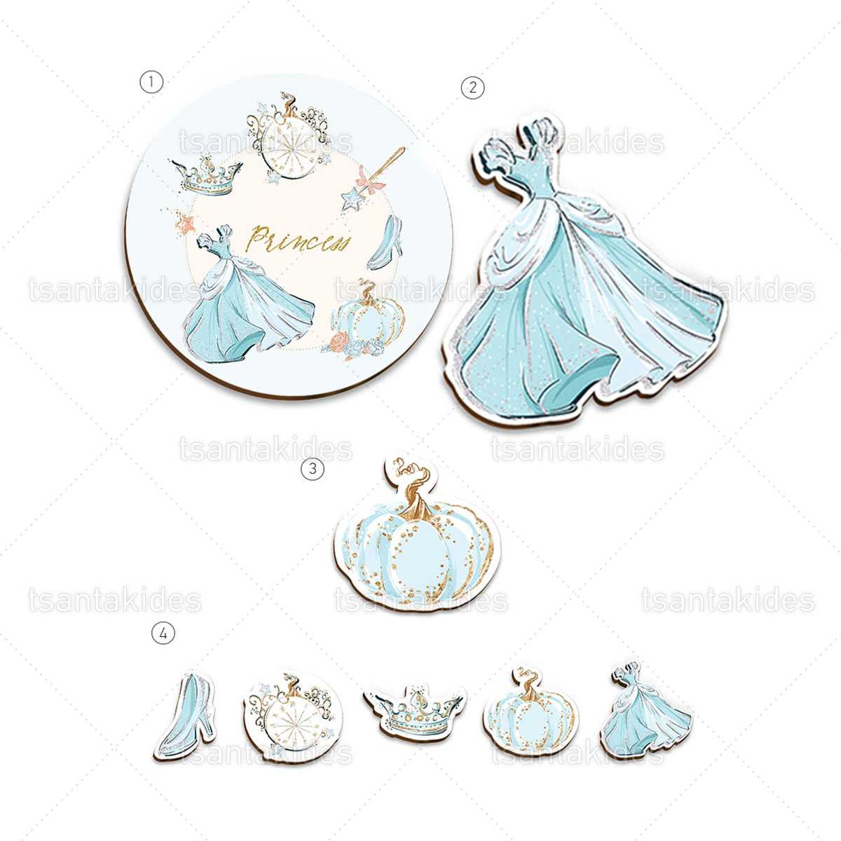 ΣΕΤ ΛΑΜΠΑΔΑΣ/ΚΟΥΤΙΟΥ/ΛΑΔΟΣΕΤ-TS268 - 8 Τεμάχια