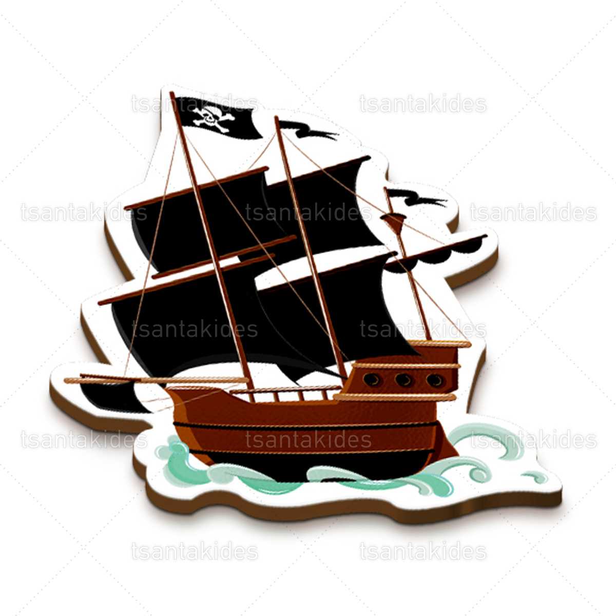 ΞΥΛΙΝΟ ΜΠΟΜΠΟΝΙΕΡΑΣ – TS204-2 ΠΕΙΡΑΤΙΚΟ ΚΑΡΑΒΙ