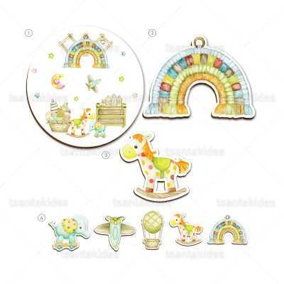 ΣΕΤ ΛΑΜΠΑΔΑΣ/ΚΟΥΤΙΟΥ/ΛΑΔΟΣΕΤ-TS415 - 8 Τεμάχια