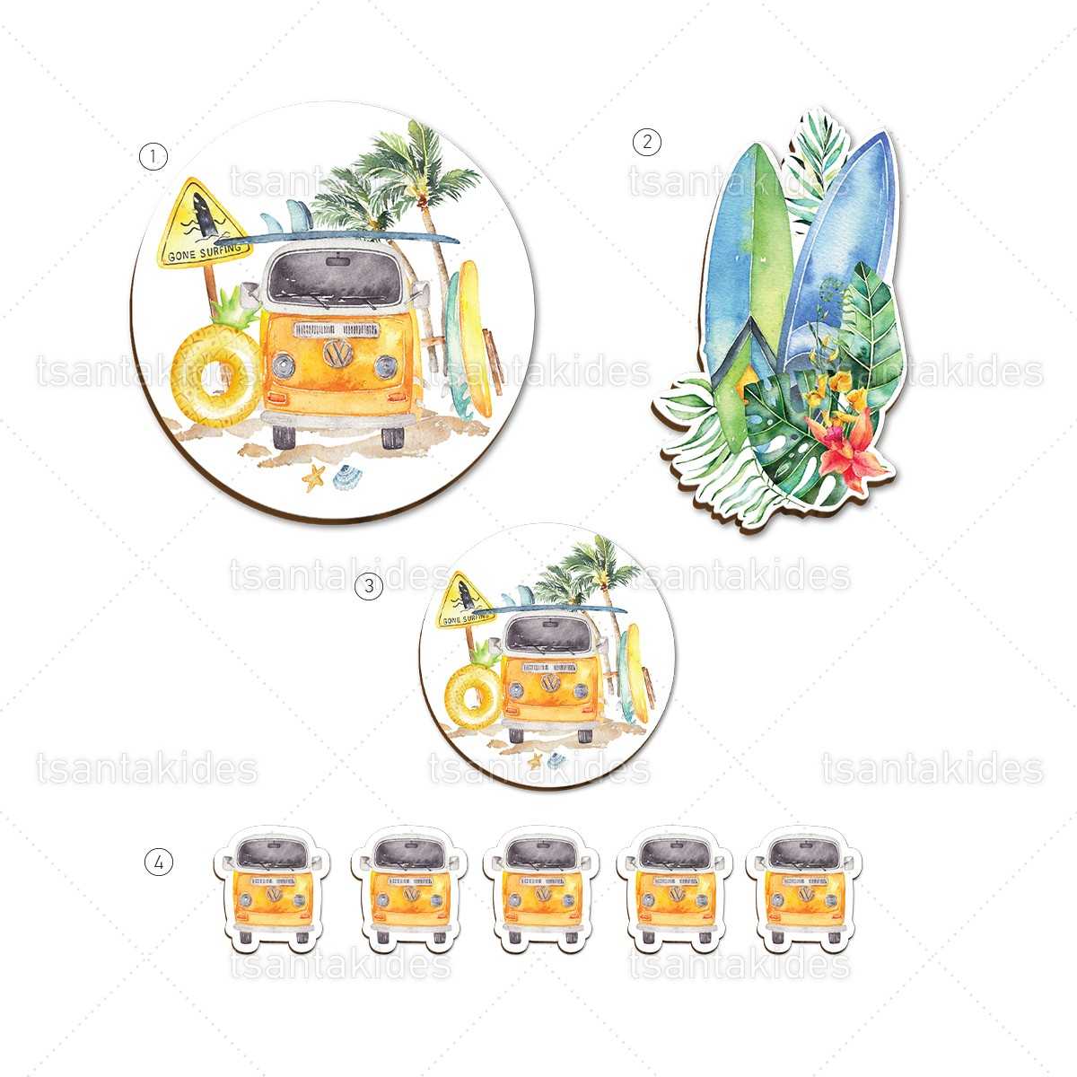 ΣΕΤ ΛΑΜΠΑΔΑΣ/ΚΟΥΤΙΟΥ/ΛΑΔΟΣΕΤ-TS421 - 8 Τεμαχια