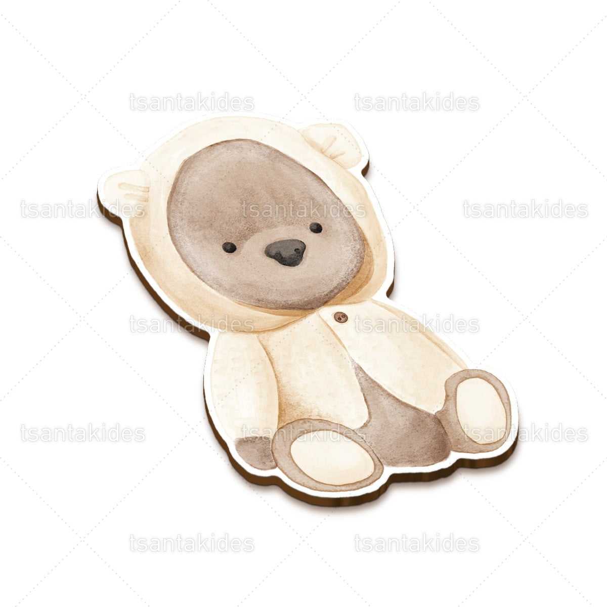 ΞΥΛΙΝΟ ΔΙΑΚΟΣΜΗΤΙΚΟ ΜΠΟΜΠΟΝΙΕΡΑΣ – TS557-1 TEDDY BEAR