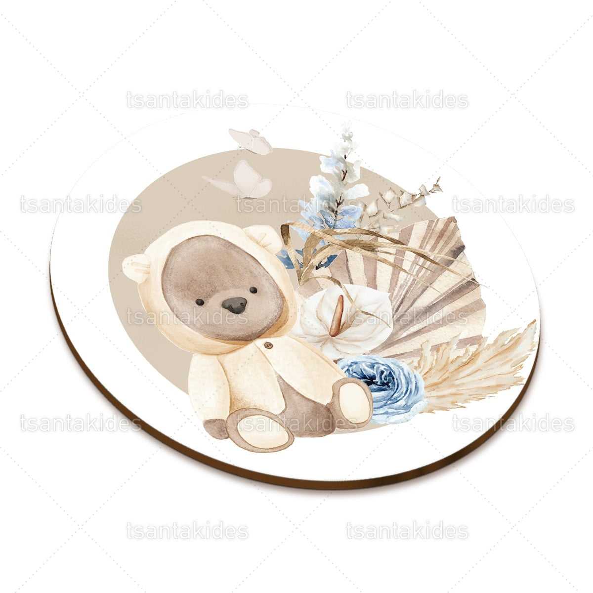 ΞΥΛΙΝΟ ΔΙΑΚΟΣΜΗΤΙΚΟ ΜΠΟΜΠΟΝΙΕΡΑΣ – TS557-2 BOHO TEDDY BEAR