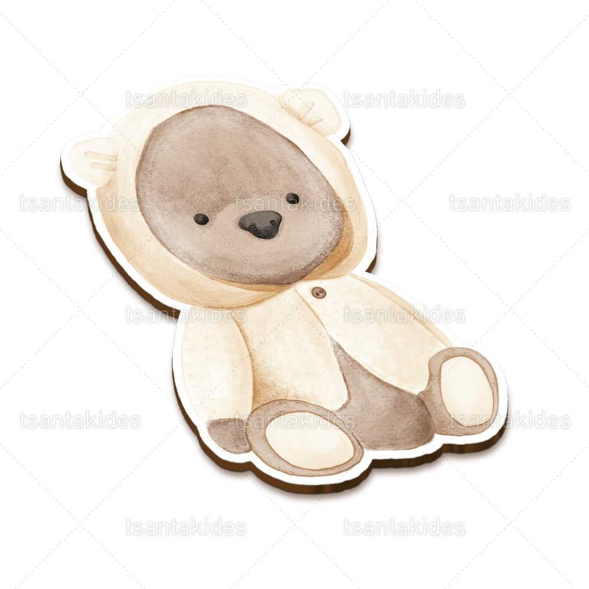 ΞΥΛΙΝΟ ΔΙΑΚΟΣΜΗΤΙΚΟ ΜΠΟΜΠΟΝΙΕΡΑΣ – TS577-1 TEDDY BEAR