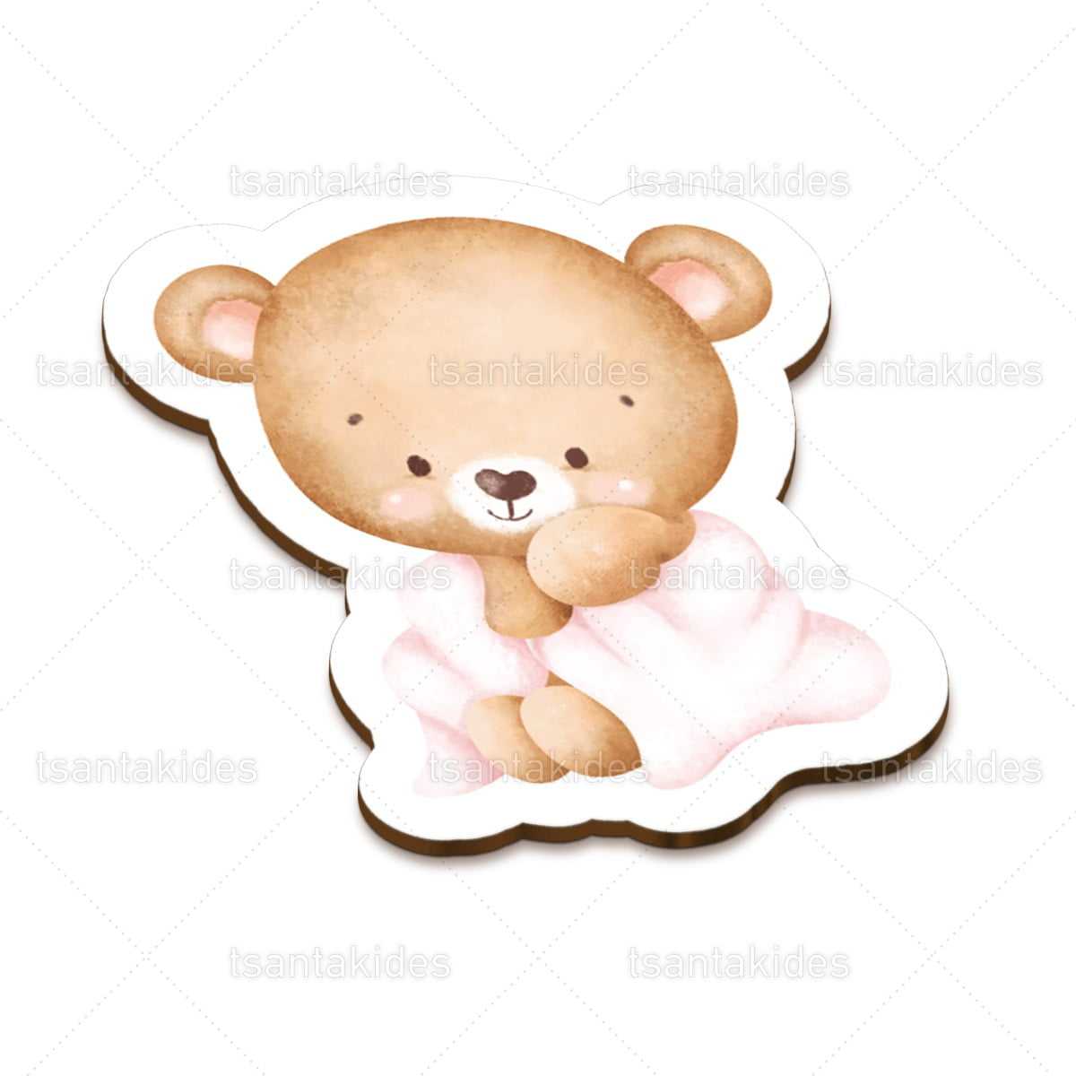 ΞΥΛΙΝΟ ΔΙΑΚΟΣΜΗΤΙΚΟ ΜΠΟΜΠΟΝΙΕΡΑΣ – TS578-1 TEDDY BEAR