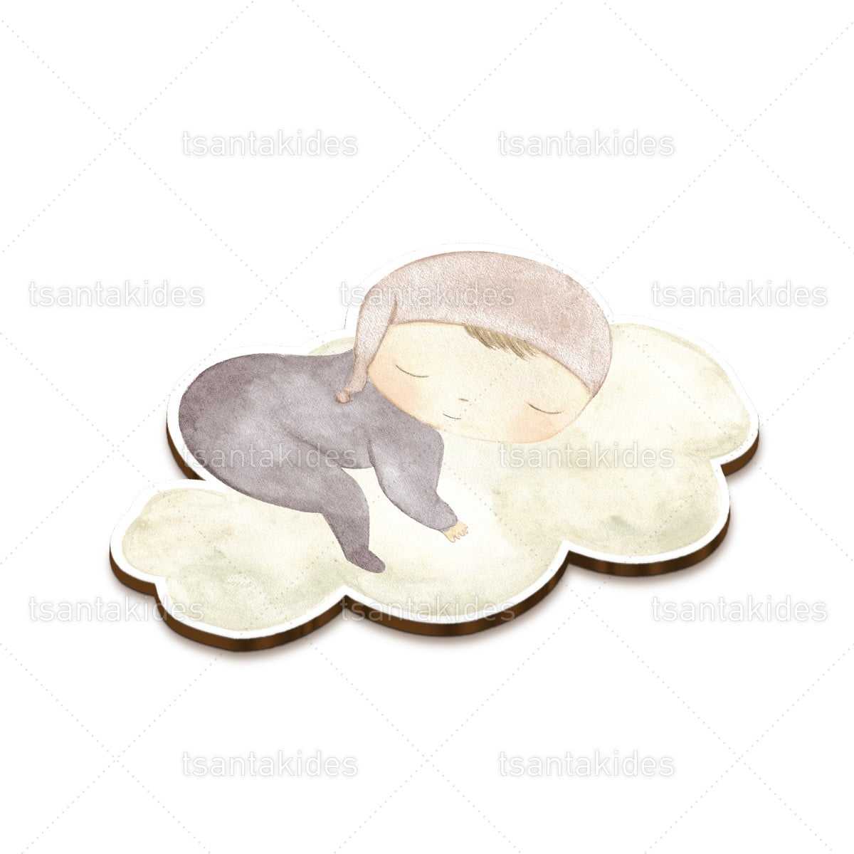 ΞΥΛΙΝΟ ΔΙΑΚΟΣΜΗΤΙΚΟ ΜΠΟΜΠΟΝΙΕΡΑΣ – TS593-1 SLEEPING BABY