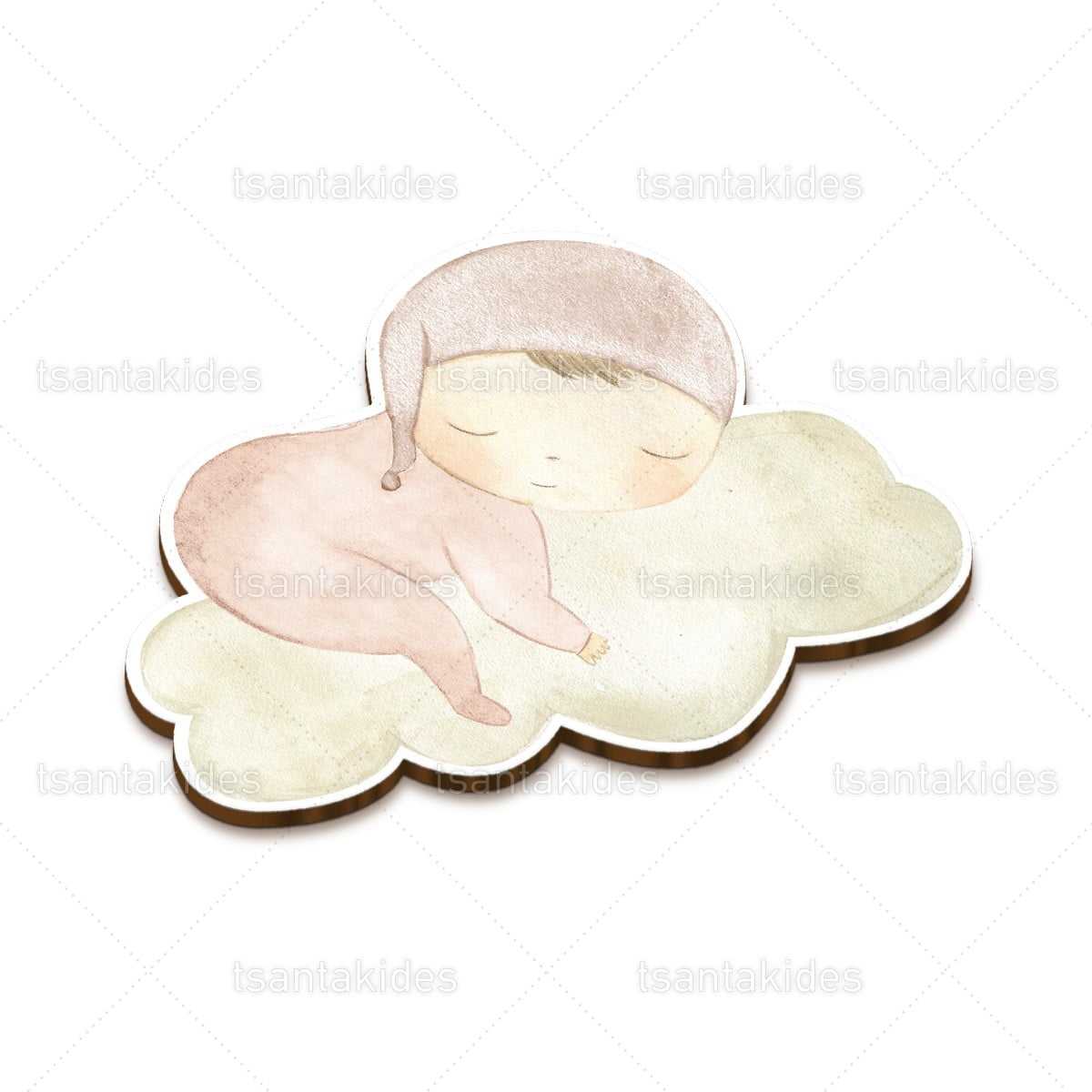 ΞΥΛΙΝΟ ΔΙΑΚΟΣΜΗΤΙΚΟ ΜΠΟΜΠΟΝΙΕΡΑΣ – TS593-2 SLEEPING BABY