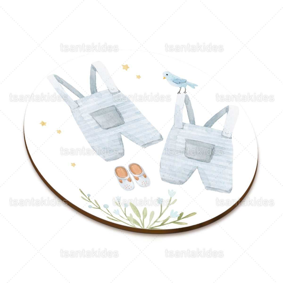 ΞΥΛΙΝΟ ΔΙΑΚΟΣΜΗΤΙΚΟ ΜΠΟΜΠΟΝΙΕΡΑΣ – TS594-2 BOY NURSERY CLOTHES