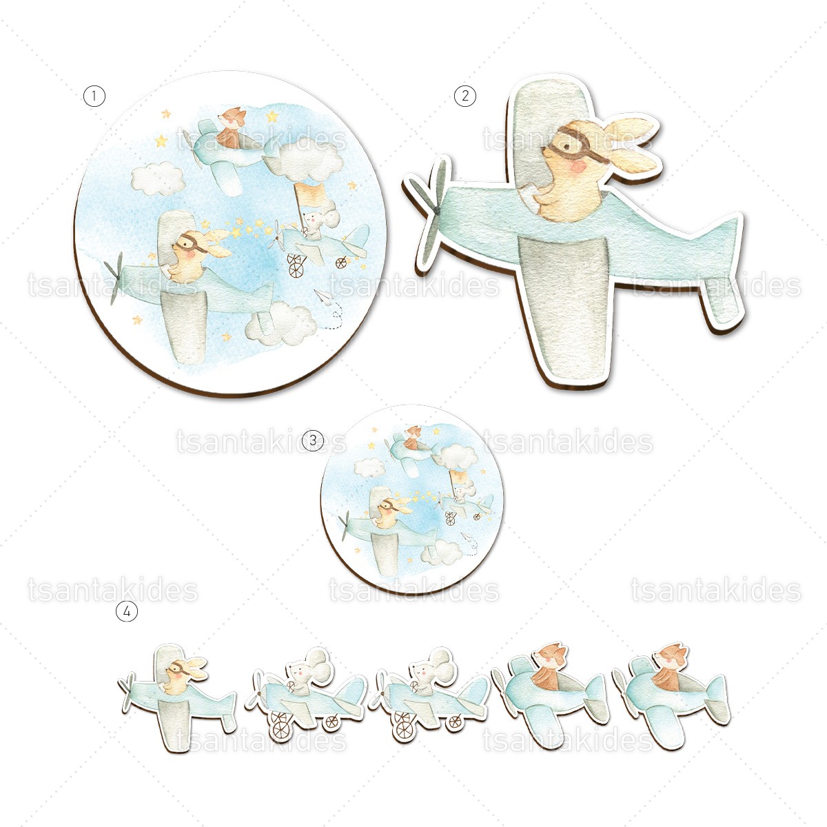 ΣΕΤ ΛΑΜΠΑΔΑΣ/ΚΟΥΤΙΟΥ/ΛΑΔΟΣΕΤ-TS558 - 8 Τεμάχια