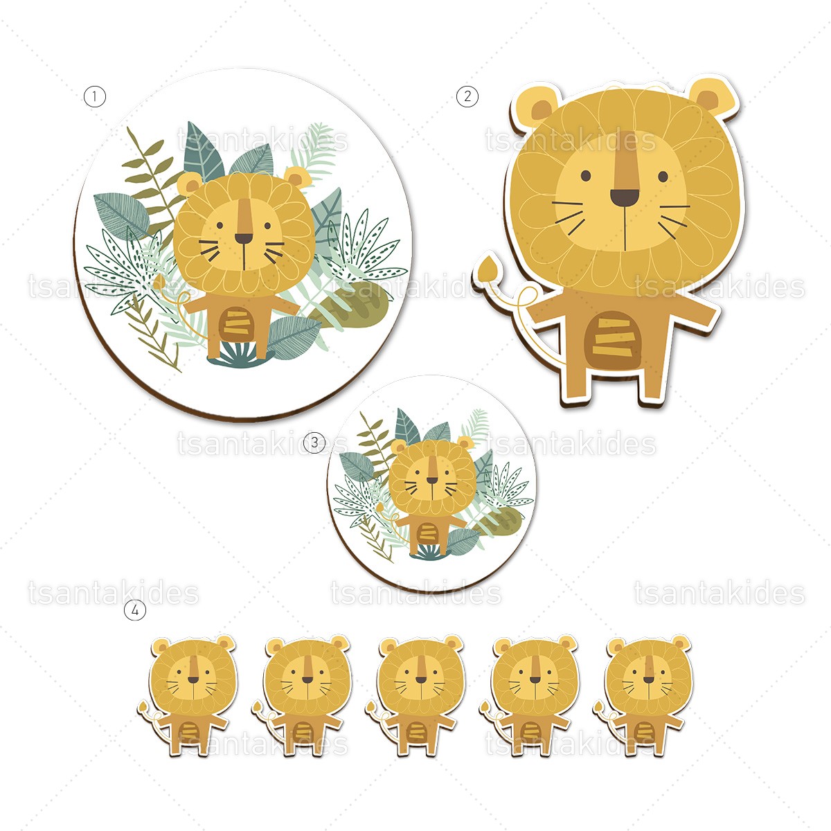 ΣΕΤ ΛΑΜΠΑΔΑΣ/ΚΟΥΤΙΟΥ/ΛΑΔΟΣΕΤ-TS559 - 8 Τεμάχια