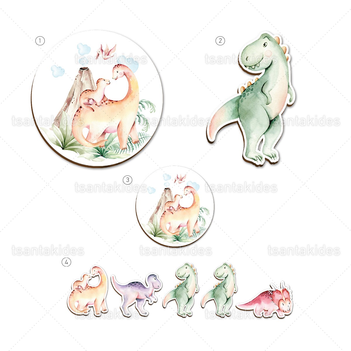 ΣΕΤ ΛΑΜΠΑΔΑΣ/ΚΟΥΤΙΟΥ/ΛΑΔΟΣΕΤ-TS562 - 8 Τεμάχια