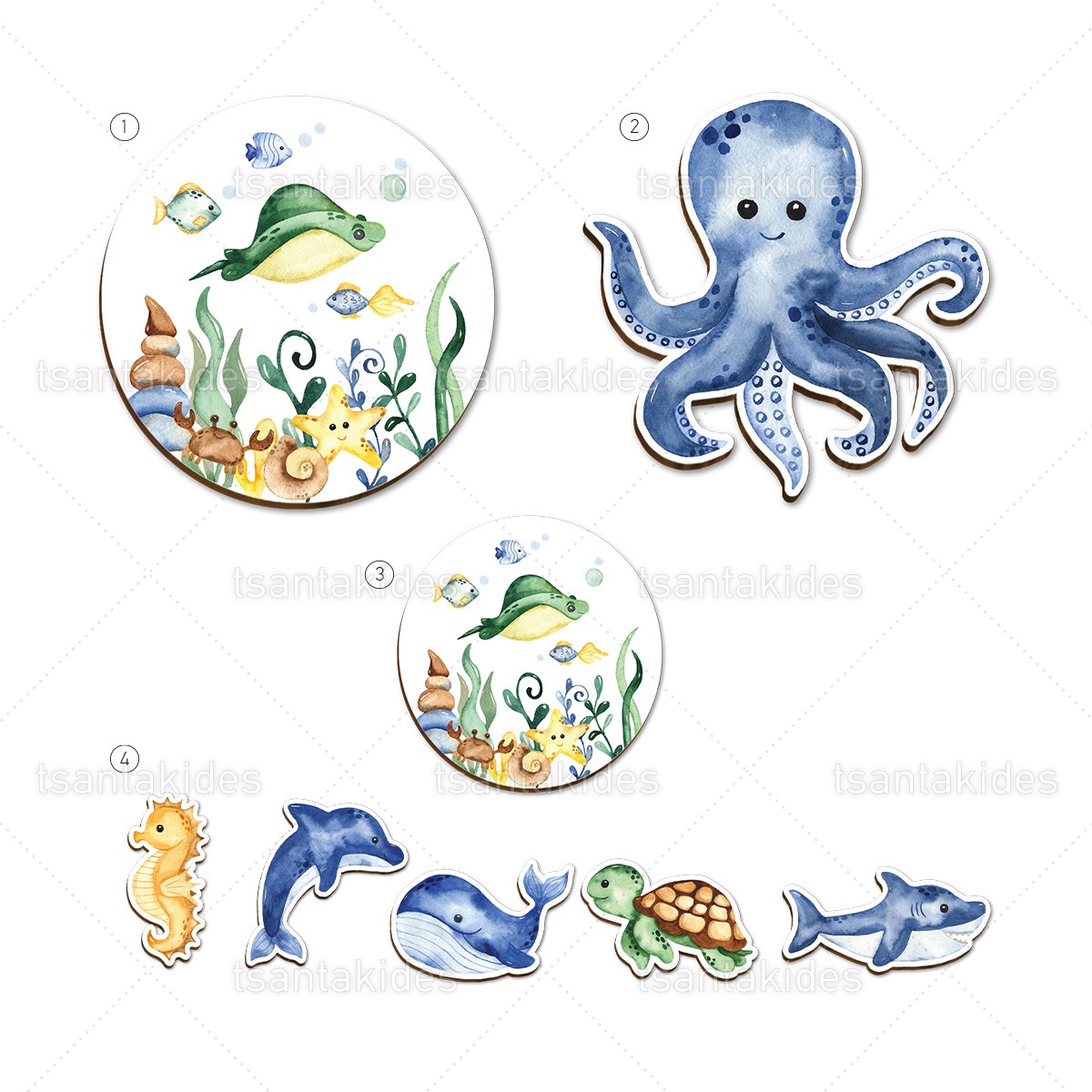 ΣΕΤ ΛΑΜΠΑΔΑΣ/ΚΟΥΤΙΟΥ/ΛΑΔΟΣΕΤ-TS564 - 8 Τεμάχια