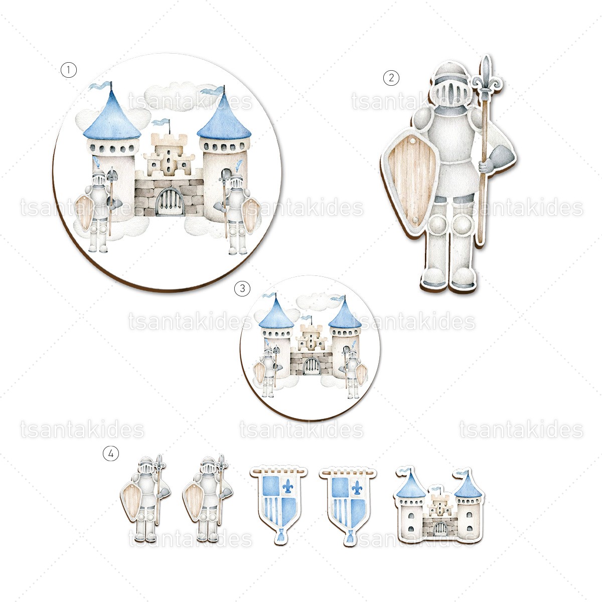 ΣΕΤ ΛΑΜΠΑΔΑΣ/ΚΟΥΤΙΟΥ/ΛΑΔΟΣΕΤ-TS568 - 8 Τεμάχια