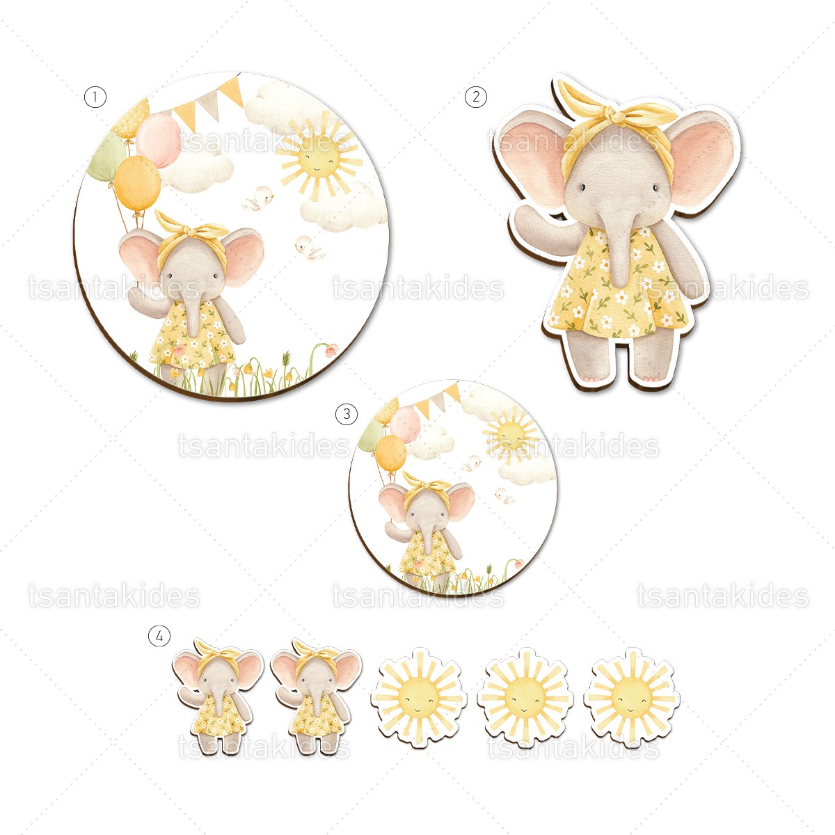 ΣΕΤ ΛΑΜΠΑΔΑΣ/ΚΟΥΤΙΟΥ/ΛΑΔΟΣΕΤ-TS574 - 8 Τεμάχια