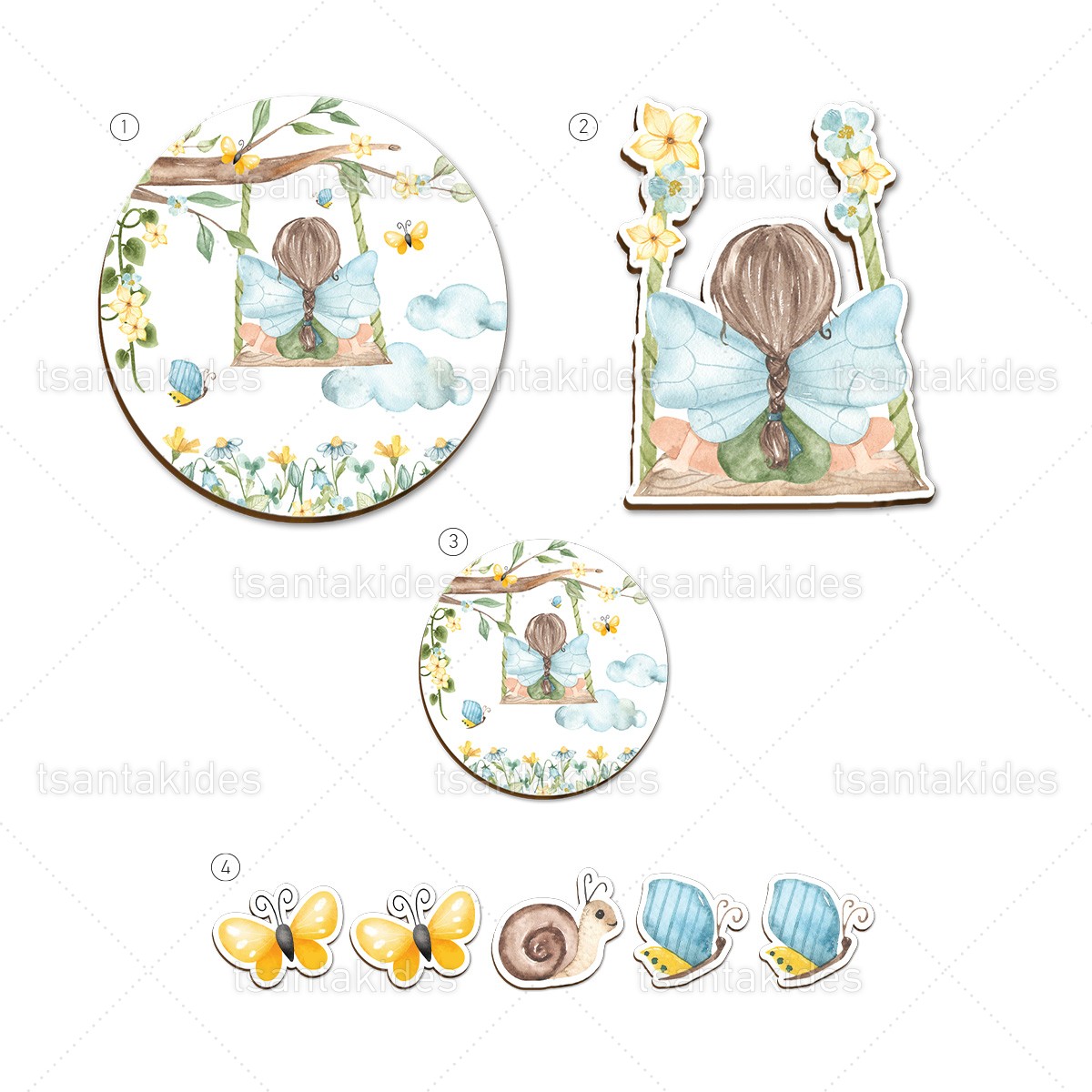 ΣΕΤ ΛΑΜΠΑΔΑΣ/ΚΟΥΤΙΟΥ/ΛΑΔΟΣΕΤ-TS582 - 8 Τεμάχια