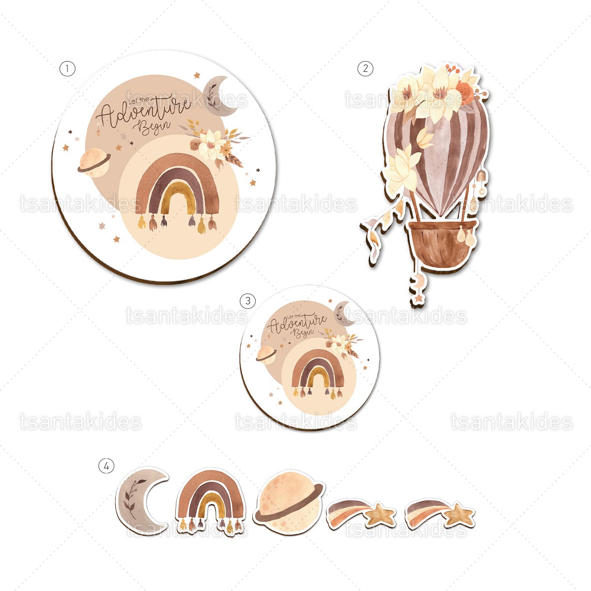 ΣΕΤ ΛΑΜΠΑΔΑΣ/ΚΟΥΤΙΟΥ/ΛΑΔΟΣΕΤ-TS588 - 8 Τεμάχια