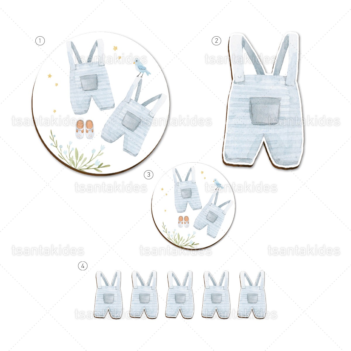 ΣΕΤ ΛΑΜΠΑΔΑΣ/ΚΟΥΤΙΟΥ/ΛΑΔΟΣΕΤ-TS594 - 8 Τεμάχια