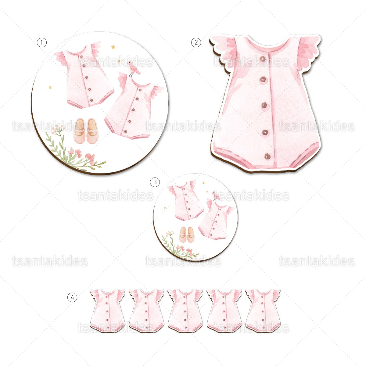 ΣΕΤ ΛΑΜΠΑΔΑΣ/ΚΟΥΤΙΟΥ/ΛΑΔΟΣΕΤ-TS596 - 8 Τεμάχια