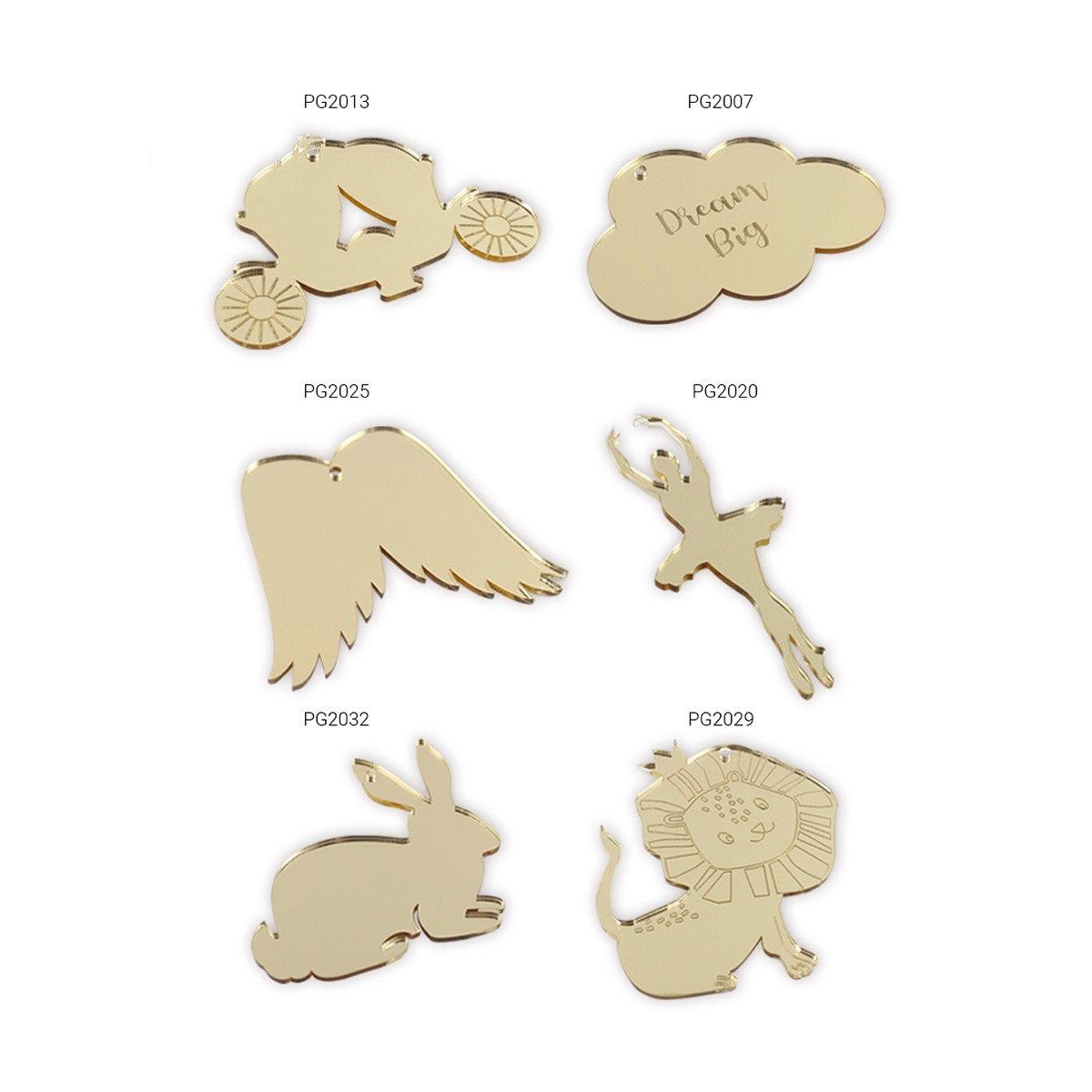 PLEXIGLASS ΔΙΑΚΟΣΜΗΤΙΚΑ ΛΑΜΠΑΔΑΣ – SET4