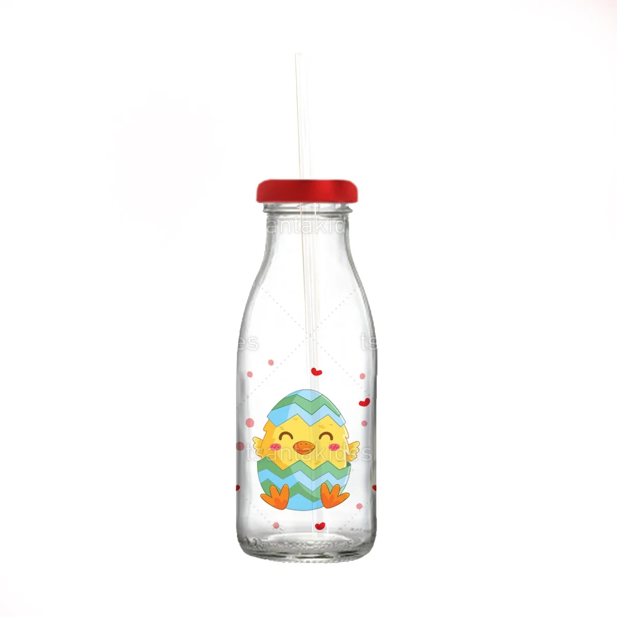 ΓΥΑΛΙΝΟ ΜΠΟΥΚΑΛΙ ΜΕ ΜΕΤΑΛΛΙΚΟ ΚΑΠΑΚΙ – TS658 EASTER