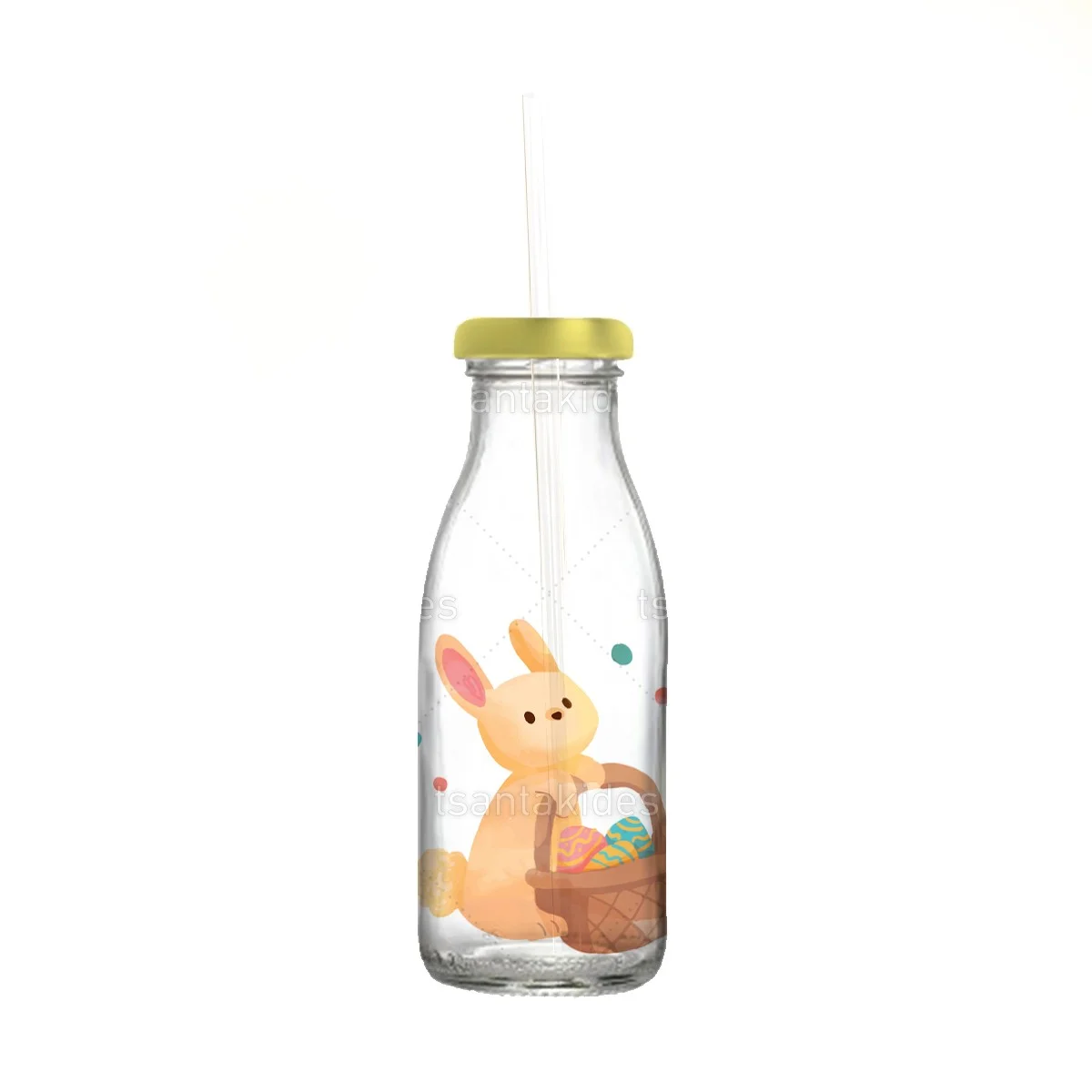 ΓΥΑΛΙΝΟ ΜΠΟΥΚΑΛΙ ΜΕ ΜΕΤΑΛΛΙΚΟ ΚΑΠΑΚΙ – ΒΟ44016 EASTER